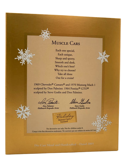 2005 Hallmark Ornament (Muscle Cars Set) Muscle Cars Hallmark Ornament (Classic American Cars) QXC5009