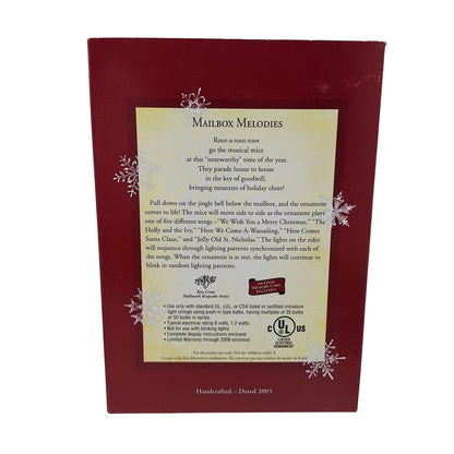 2005 Mailbox Melodies Hallmark Ornament (Mouse) QLX7632