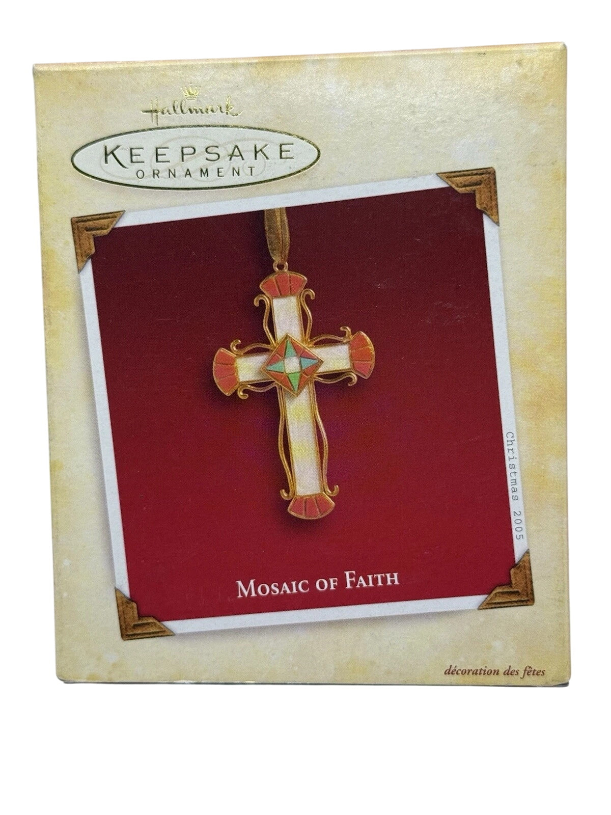 2005 Mosaic of Faith Hallmark Ornament (Cross) QXG4352