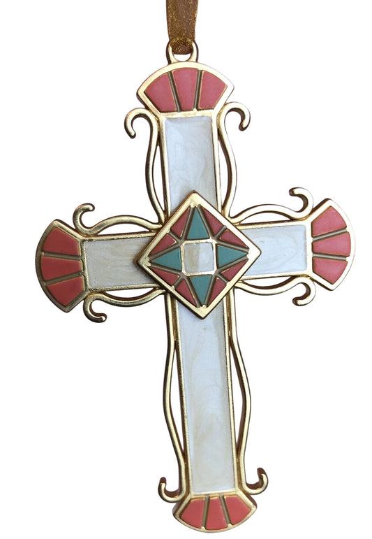 2005 Mosaic of Faith Hallmark Ornament (Cross) QXG4352