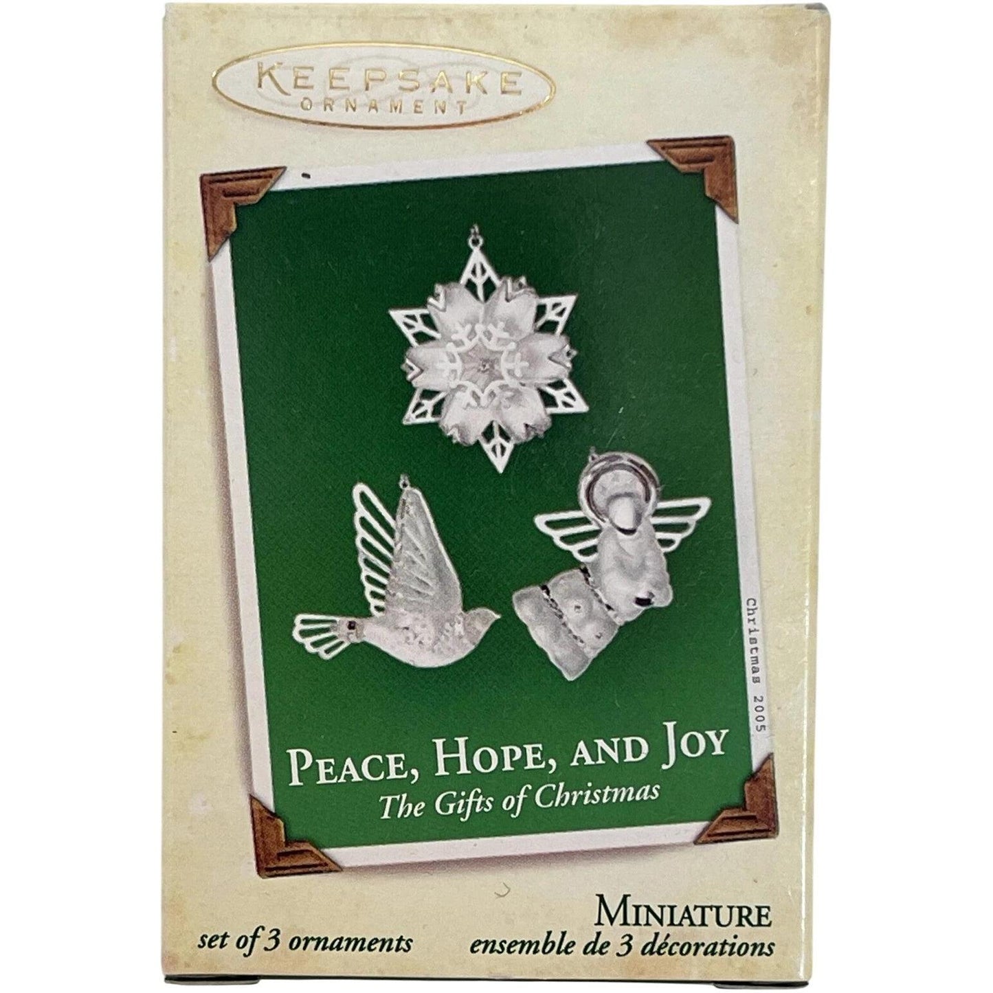 2005 Peace, Hope, and Joy Hallmark Ornament (Angel) QXM8172