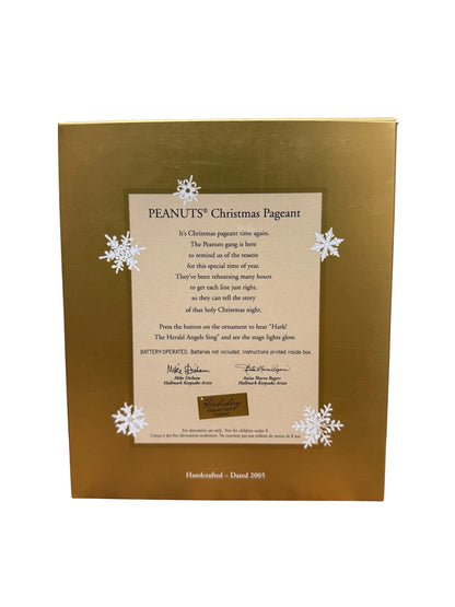 2005 Peanuts Christmas Pageant Hallmark Ornament (Peanuts) QXC5011