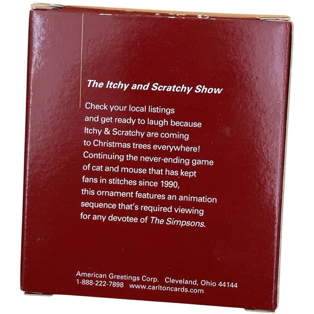 2005 The Itchy and Scratchy Show Carlton Cards Ornaments (The Simpsons) CXOR-152N