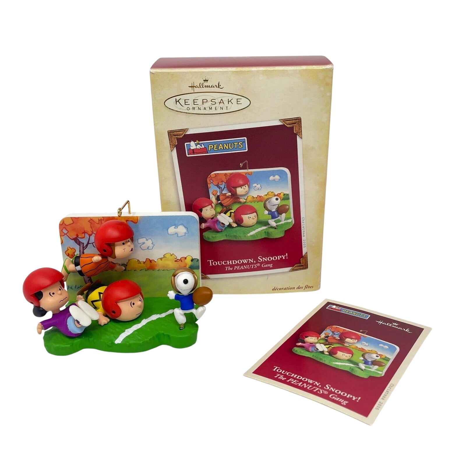 2005 Touchdown Snoopy Hallmark Ornament (Peanuts) QXI6285