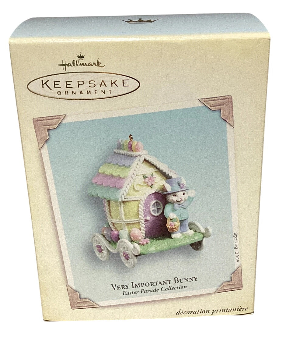 2005 Very Important Bunny Hallmark Ornament (Easter Parade Collection) QEO8242
