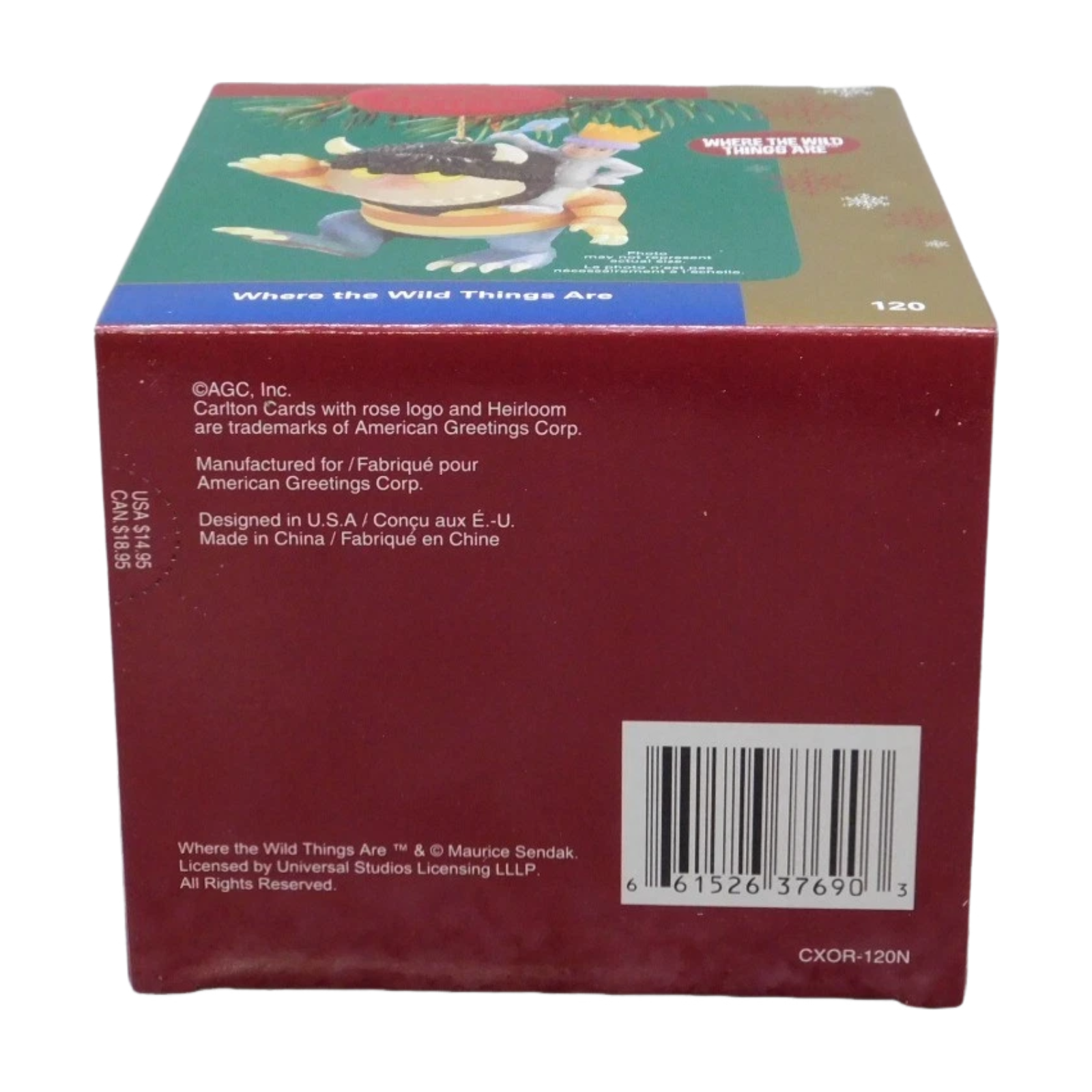 2005 Where the Wild Things Are Carlton Cards Ornaments (Where the Wild Things Are) CXOR-120N