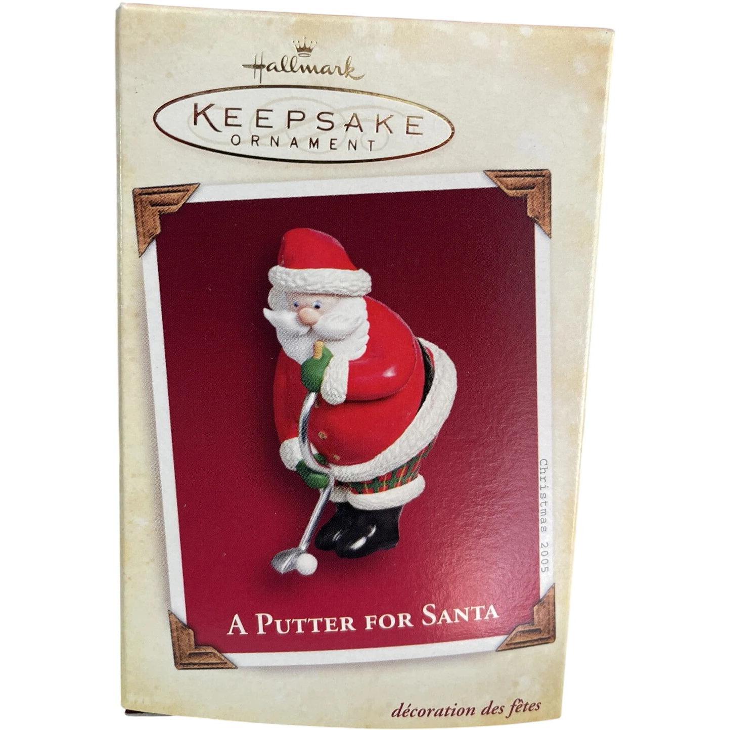 2005 A Putter for Santa Hallmark Ornament (Golf) QXG4312