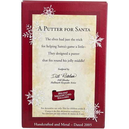 2005 A Putter for Santa Hallmark Ornament (Golf) QXG4312