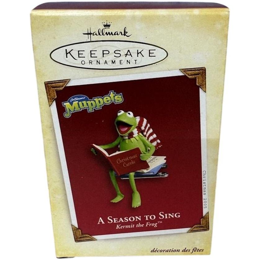 2005 A Season to Sing Hallmark Ornament (Kermit the Frog,The Muppets) QXI6242