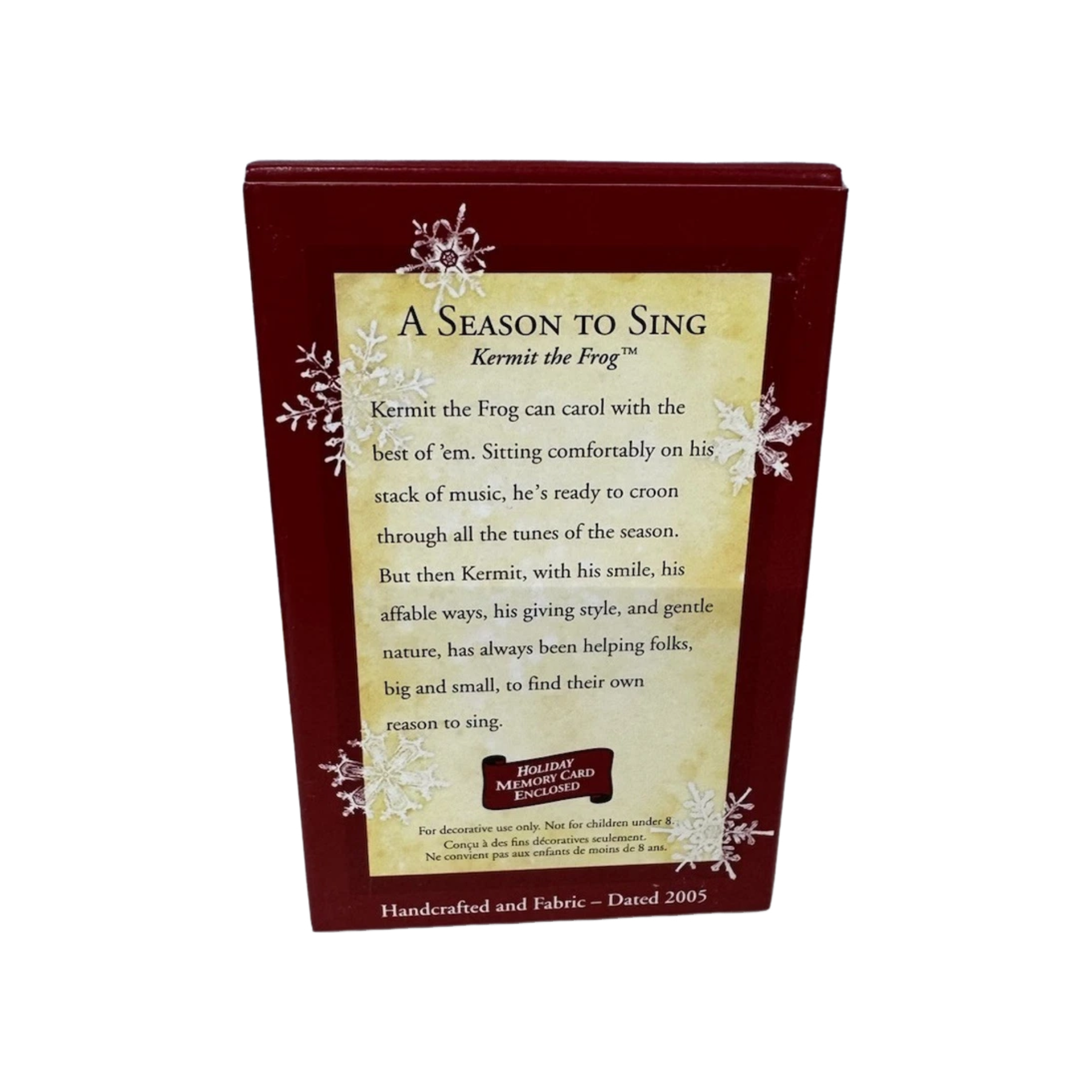 2005 A Season to Sing Hallmark Ornament (Kermit the Frog,The Muppets) QXI6242 Image8