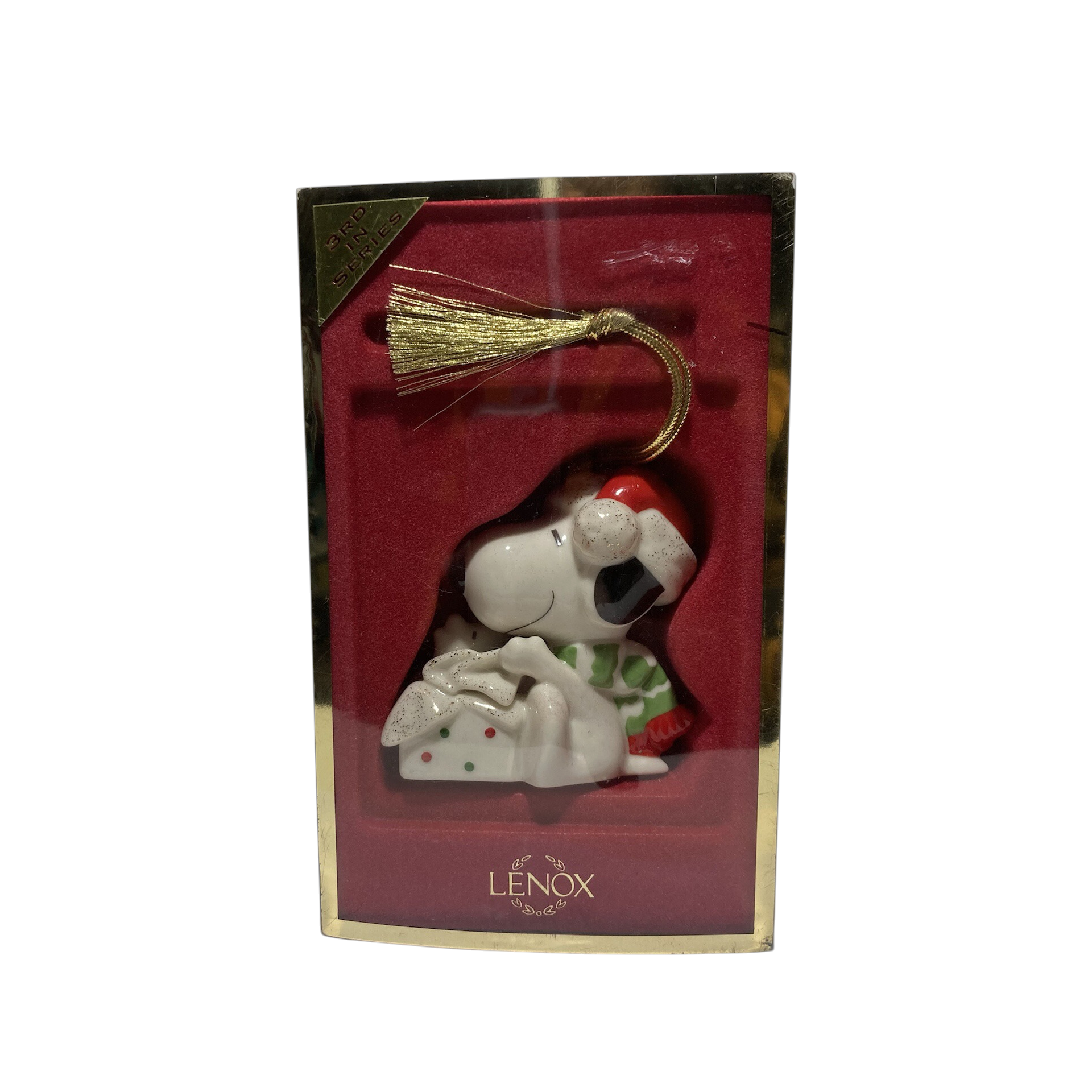 2005 A Surprise for Snoopy Peanuts Lenox Ornament 6395370 Image2