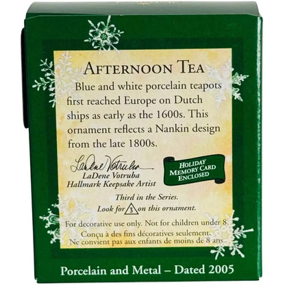 2005 Afternoon Tea Hallmark Ornament (Afternoon Tea) QXM8955
