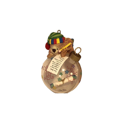2005 All I Want for Christmas (Teddy Bear) Carlton Cards Heirloom Ornament CXOR-007N Image1