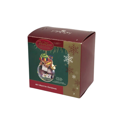 2005 All I Want for Christmas (Teddy Bear) Carlton Cards Heirloom Ornament CXOR-007N Image2