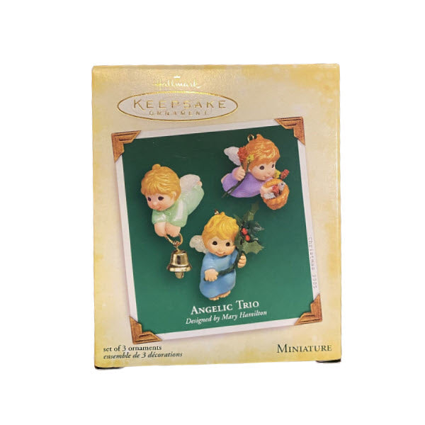2005 Angelic Trio Hallmark Ornament (Angel) QXM8162