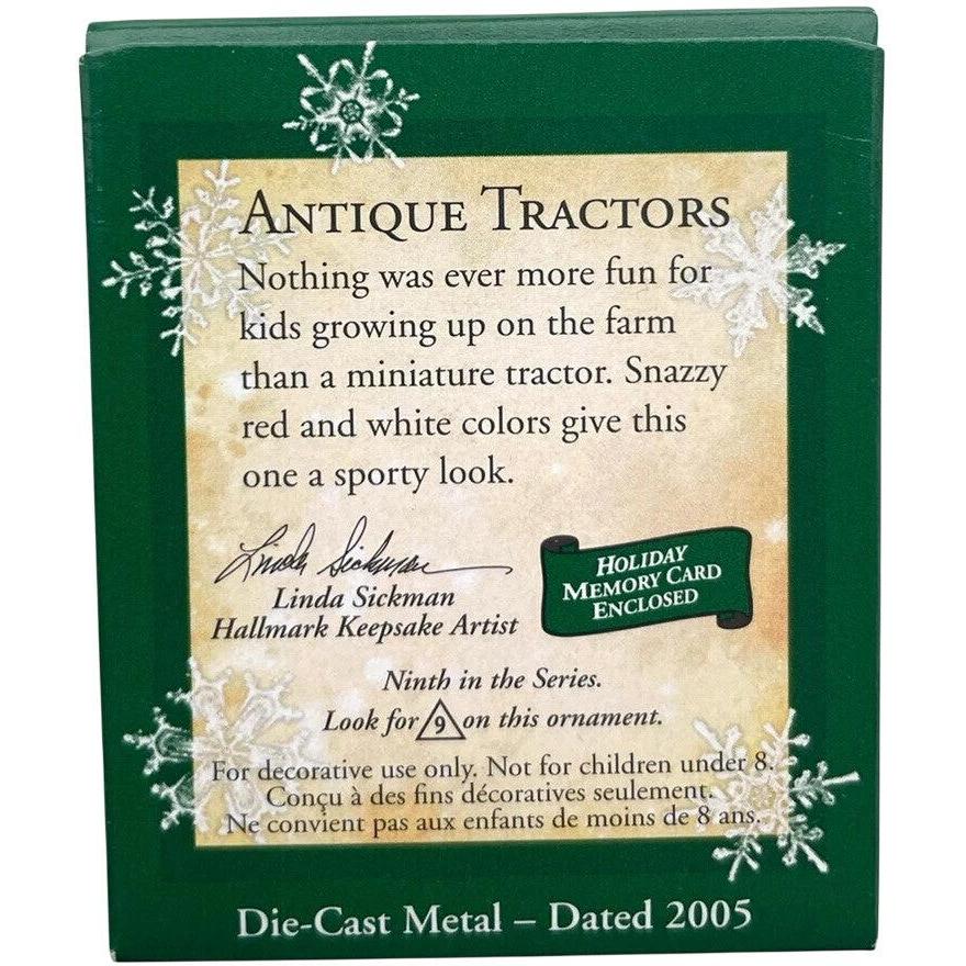 2005 Antique Tractors Hallmark Ornament (Series #9) QXM8992