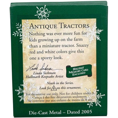 2005 Antique Tractors Hallmark Ornament (Series #9) QXM8992