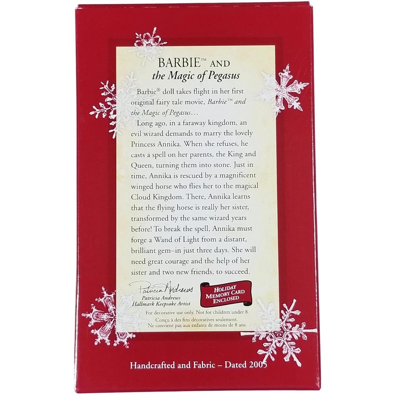 2005 Barbie and the Magic of Pegasus Hallmark Ornament (Barbie) QXI6415