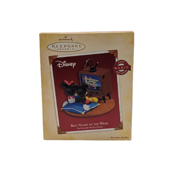 2005 Best Night of The Week Hallmark Ornament (Mickey Mouse & Friends) QXD4085