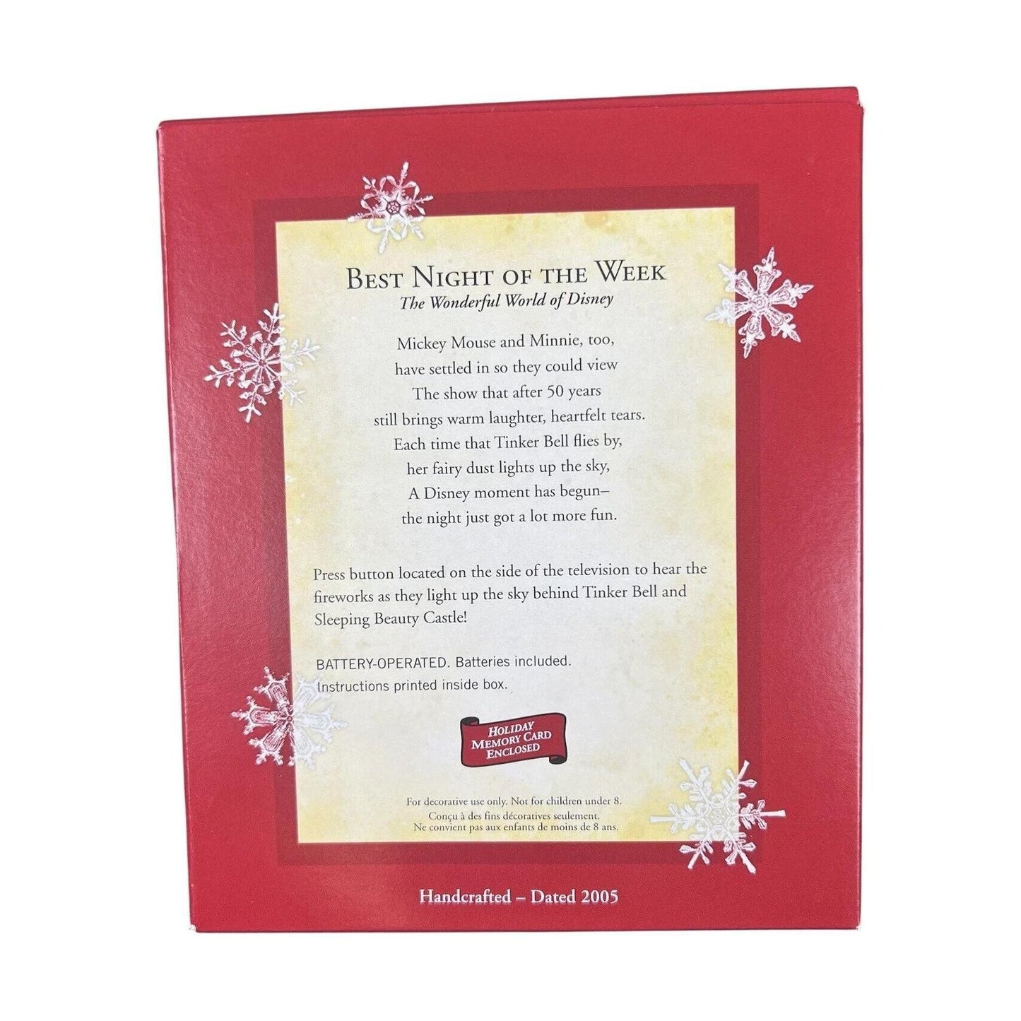 2005 Best Night of The Week Hallmark Ornament (Mickey Mouse & Friends) QXD4085 Image6