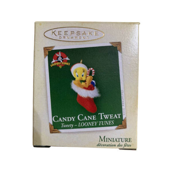 2005 Candy Cane Tweat Hallmark Ornament (Tweety - LOONEY TUNES) QXM8752