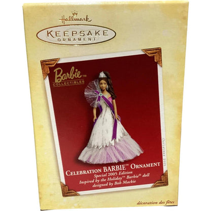 2005 Celebration Barbie Special African‑American Edition Hallmark Ornament (Celebration Barbie) QXI6422