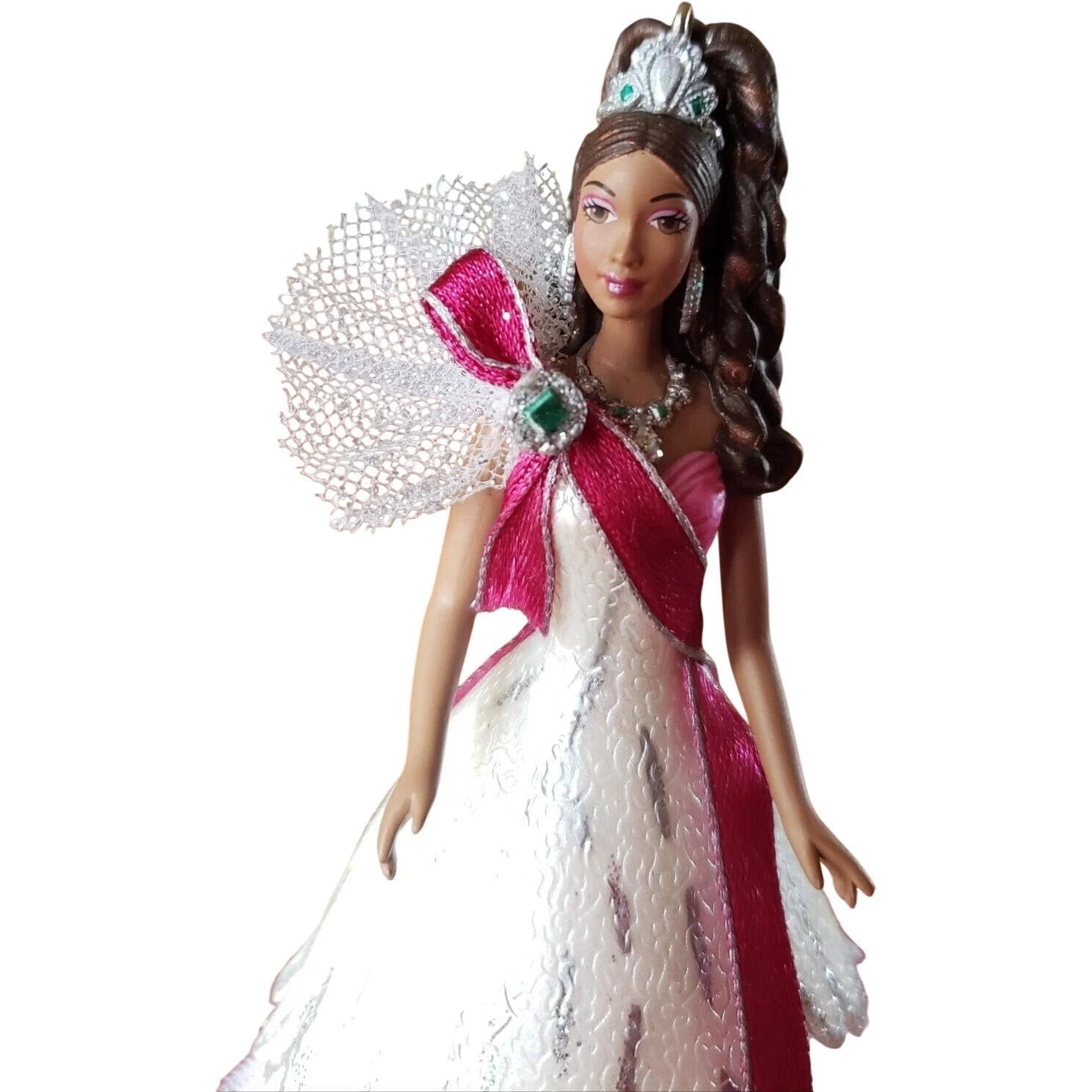 2005 Celebration Barbie Special African‑American Edition Hallmark Ornament (Celebration Barbie) QXI6422