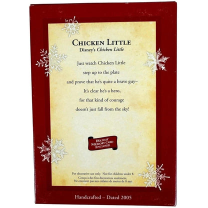 2005 Chicken Little Hallmark Ornament (Chicken Little) QXD4815