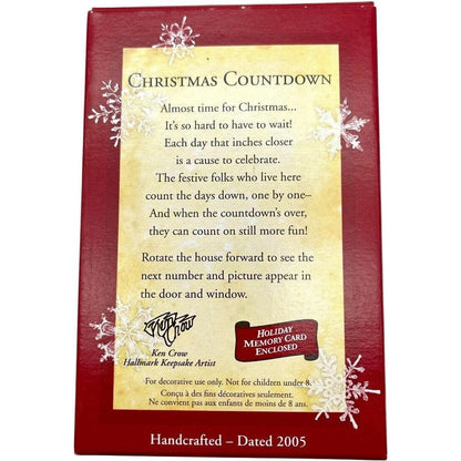 2005 Christmas Countdown Hallmark Ornament (Buildings & Houses) QXG4455