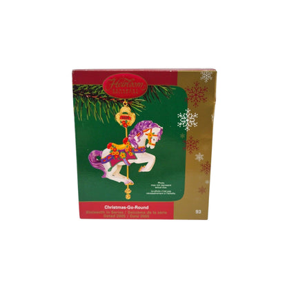2005 Christmas-Go-Round 93 (Carousel Horse) Carlton Cards Heirloom Ornament CXOR-093N Image2