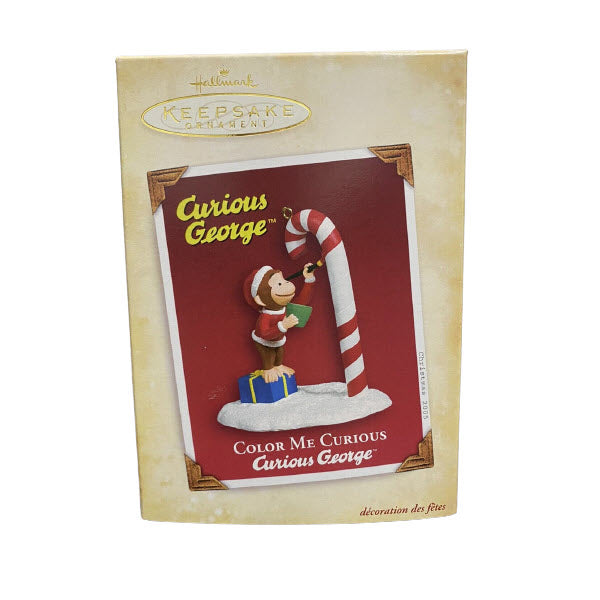 2005 Color Me Curious Hallmark Ornament (Curious Geroge) QXI6222