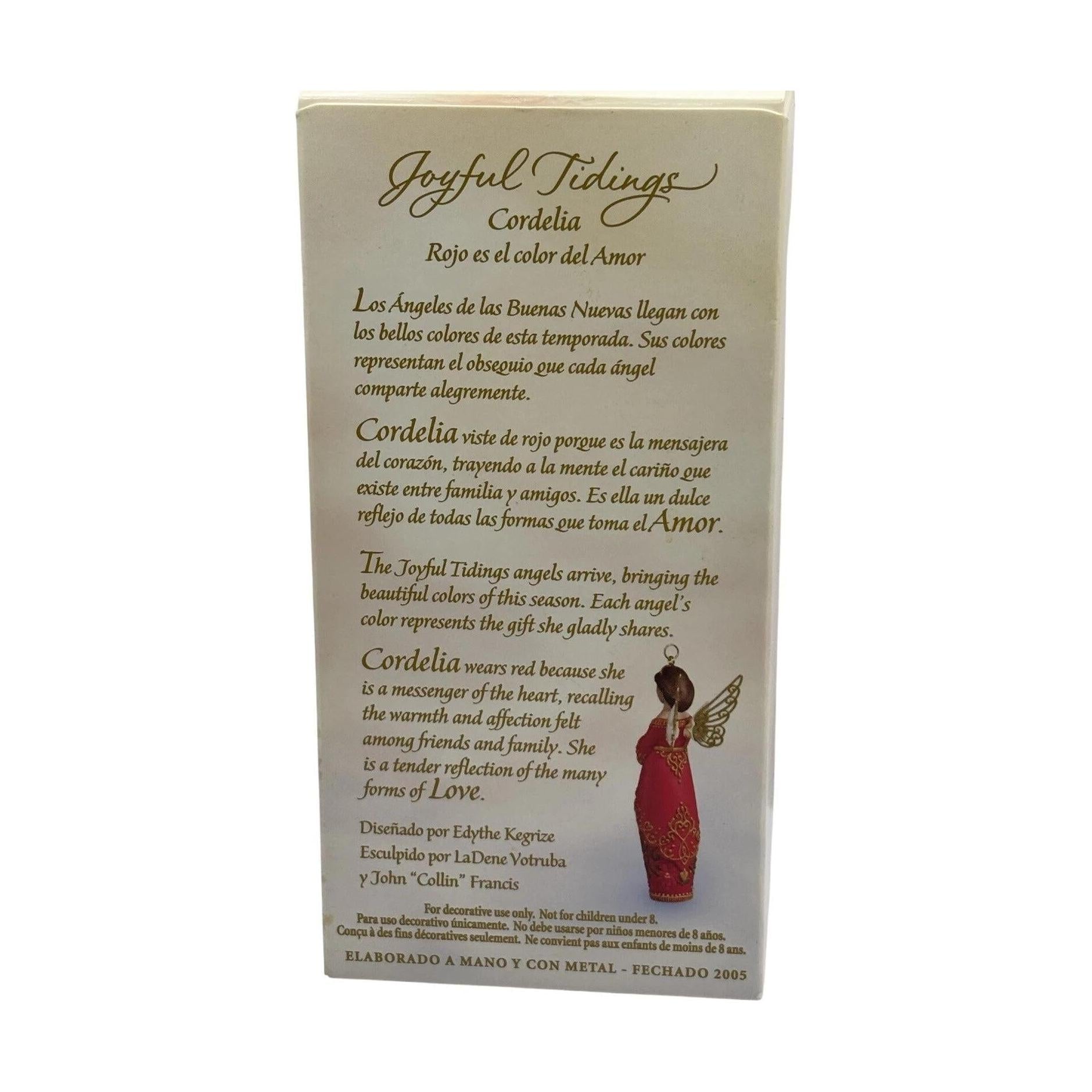 2005 Cordelia Hallmark Ornament (Joyful Tidings) QP1835 Image6