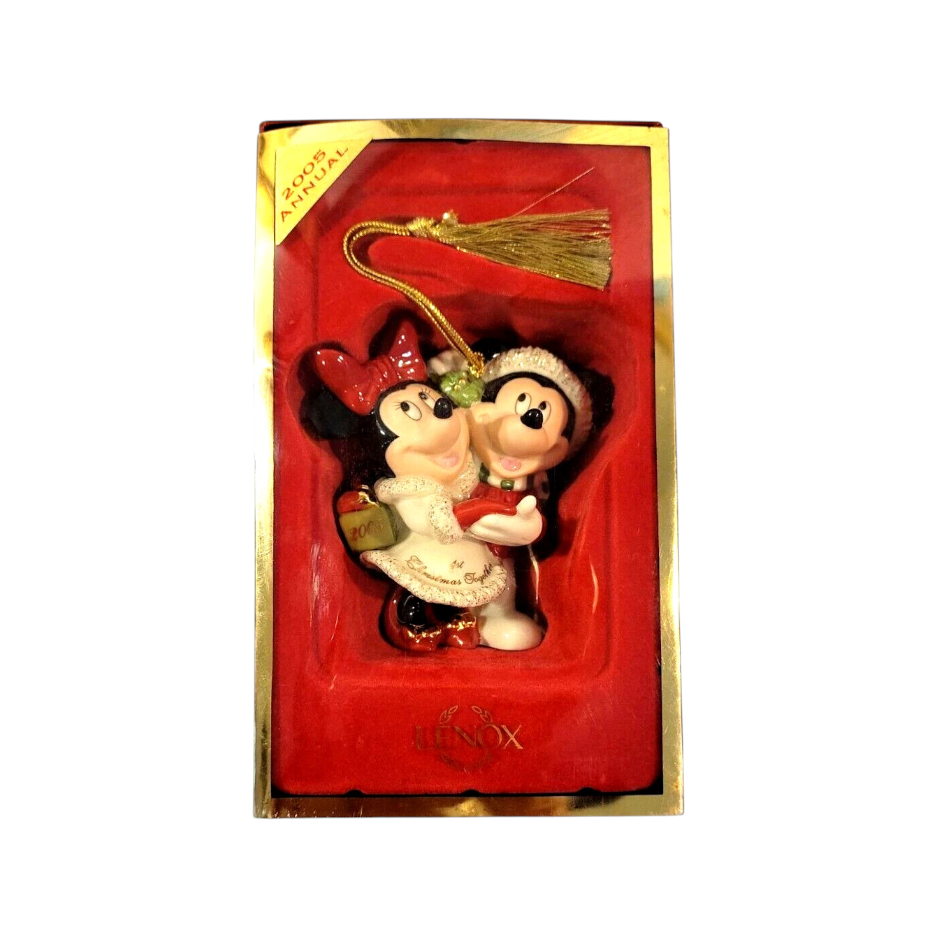 2005 First Christmas Together Mickey Mouse Lenox Ornament 6386528 Image2