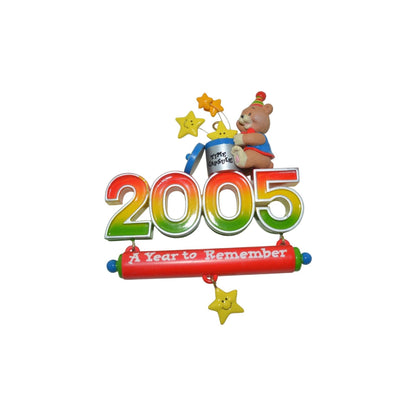 2005 Fun in 2005 (Teddy Bear) Carlton Cards Heirloom Ornament CXOR-061N Image1