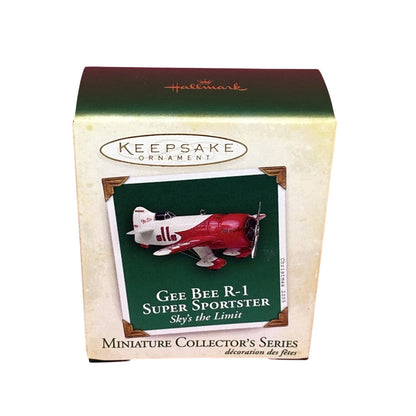 2005 Gee Bee R‑1 Super Sportster Hallmark Ornament (Sky's the Limit Miniature) QXM2072