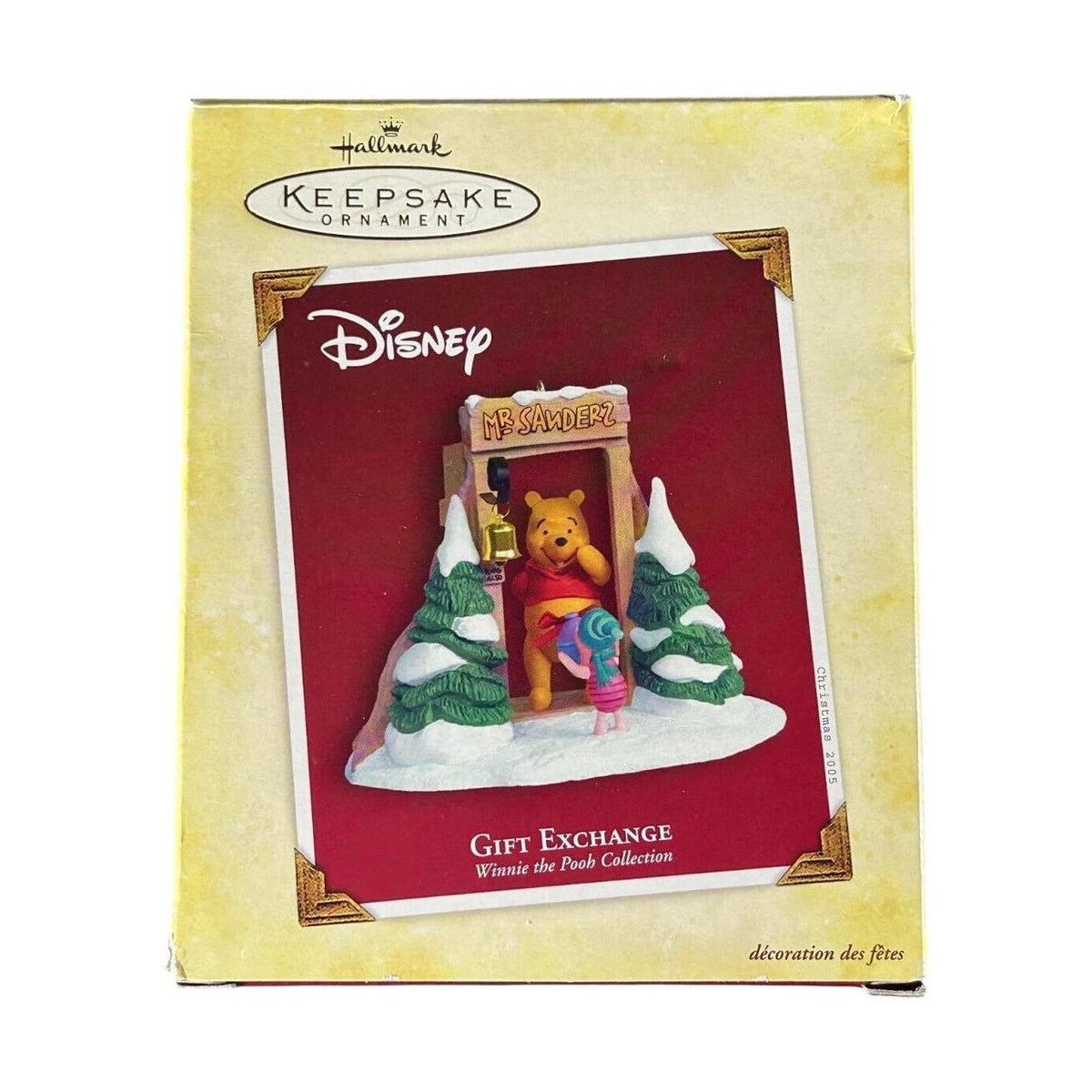 2005 Gift Exchange Hallmark Ornament (Winnie the Pooh) QXD4105 Image2