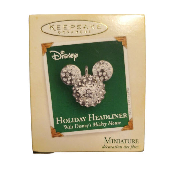 2005 Holiday Headliner Hallmark Ornament (WaltDisney's Mickey Mouse) QXM8942