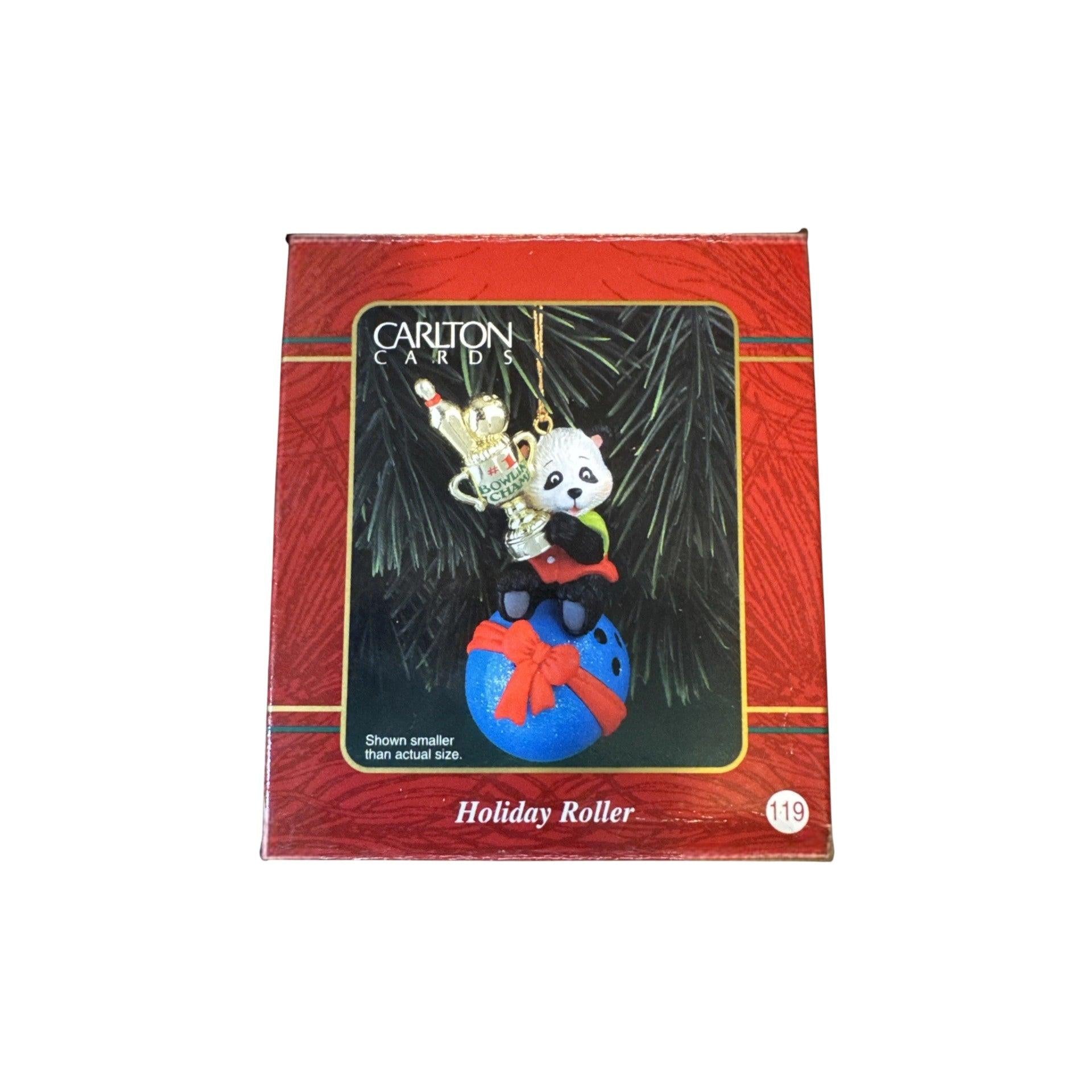 2005 Holiday Roller Panda Bear (Panda) Carlton Cards Heirloom Ornament CXOR-112Y Image2
