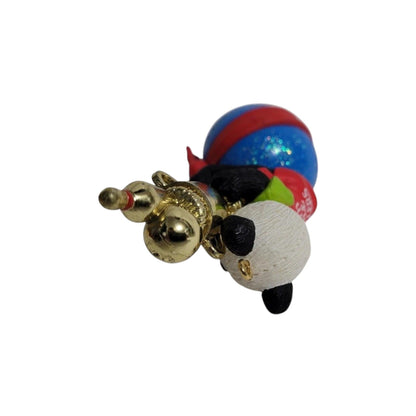 2005 Holiday Roller Panda Bear (Panda) Carlton Cards Heirloom Ornament CXOR-112Y Image7
