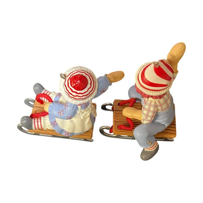 2005 Holiday Sledding Hallmark Ornament (Raggedy Ann & Andy) QXI6282 Image5
