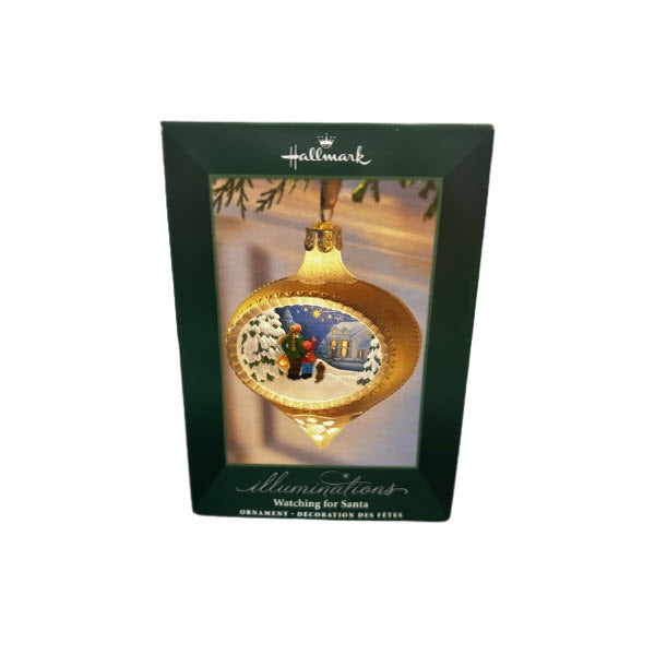 2005 Illuminalions Hallmark Ornament (Watching for Santa) QLM7925