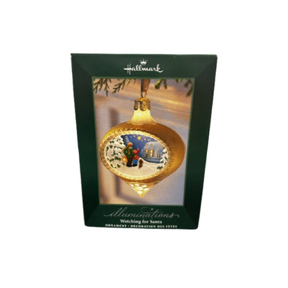 2005 Illuminalions Hallmark Ornament (Watching for Santa) QLM7925