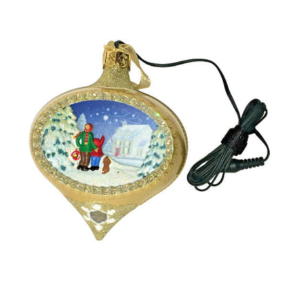 2005 Illuminalions Hallmark Ornament (Watching for Santa) QLM7925