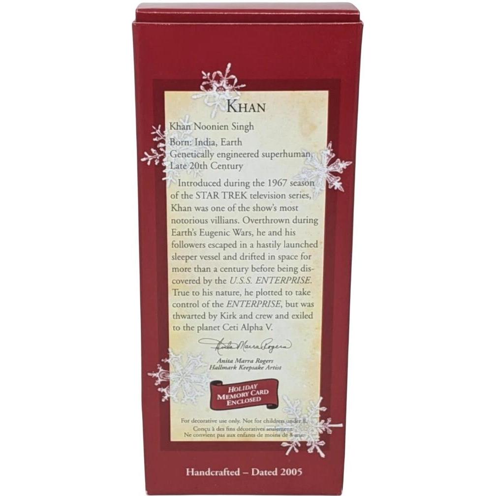 2005 Khan Hallmark Ornament (Star Trek) QXI6202