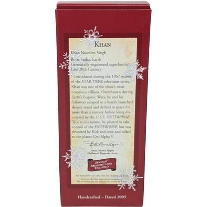 2005 Khan Hallmark Ornament (Star Trek) QXI6202