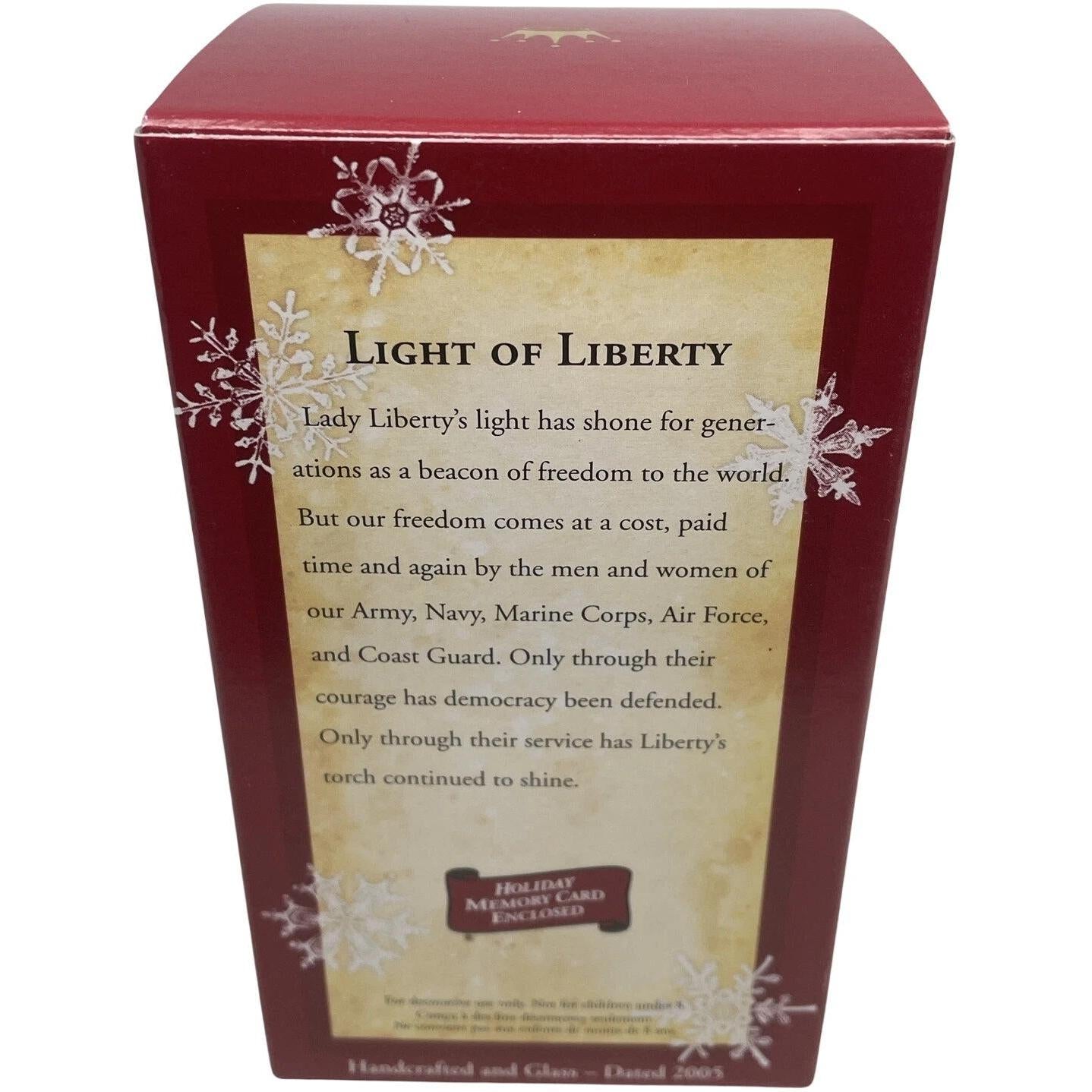2005 Light of Liberty Hallmark Ornament (New York) QXG4332