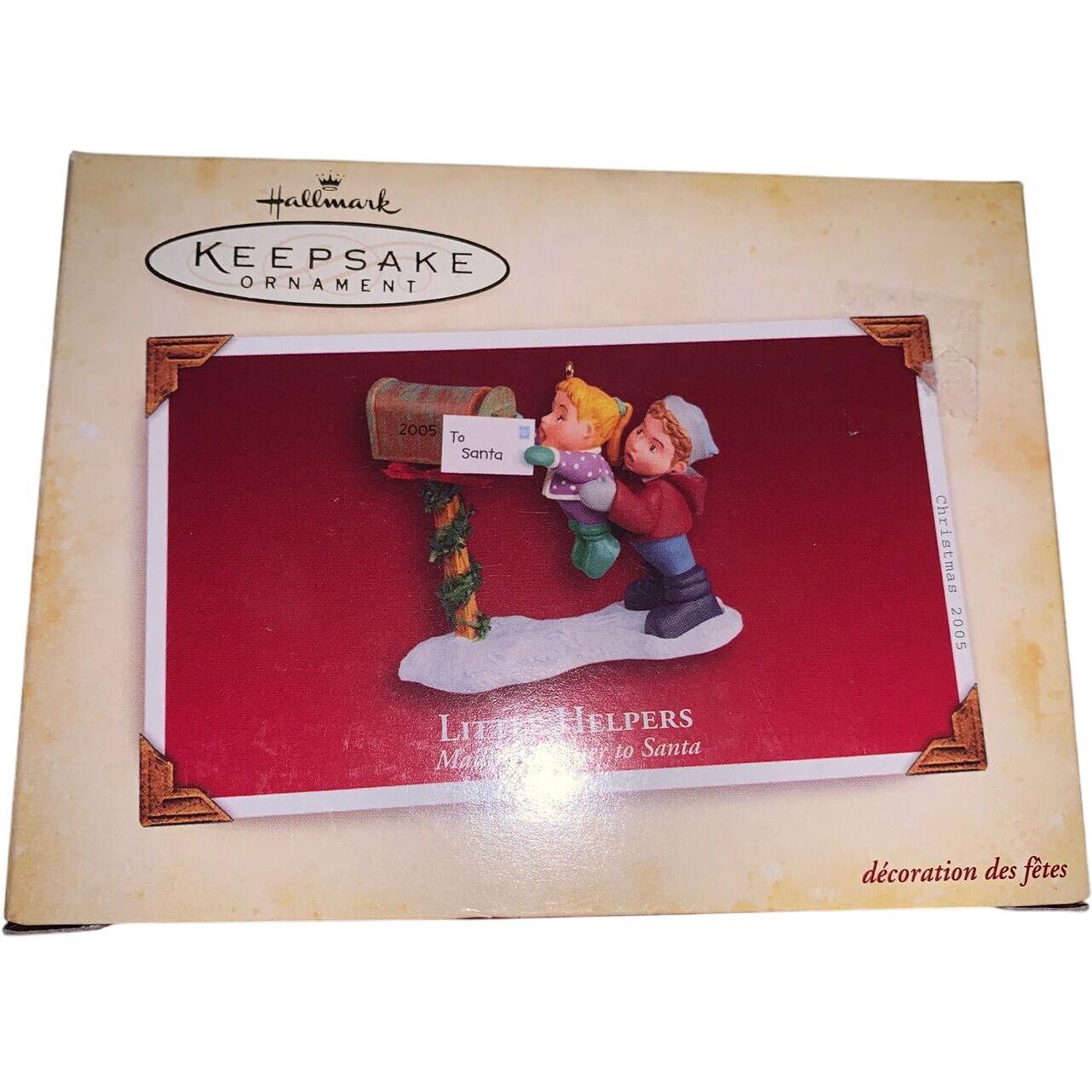 2005 Little Helpers - Mailing a Litter to Santa Hallmark Ornament (Children) QXG4435