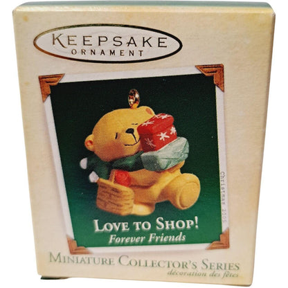 2005 Love To Shop! Hallmark Ornament (Forever Friends) QXM8935