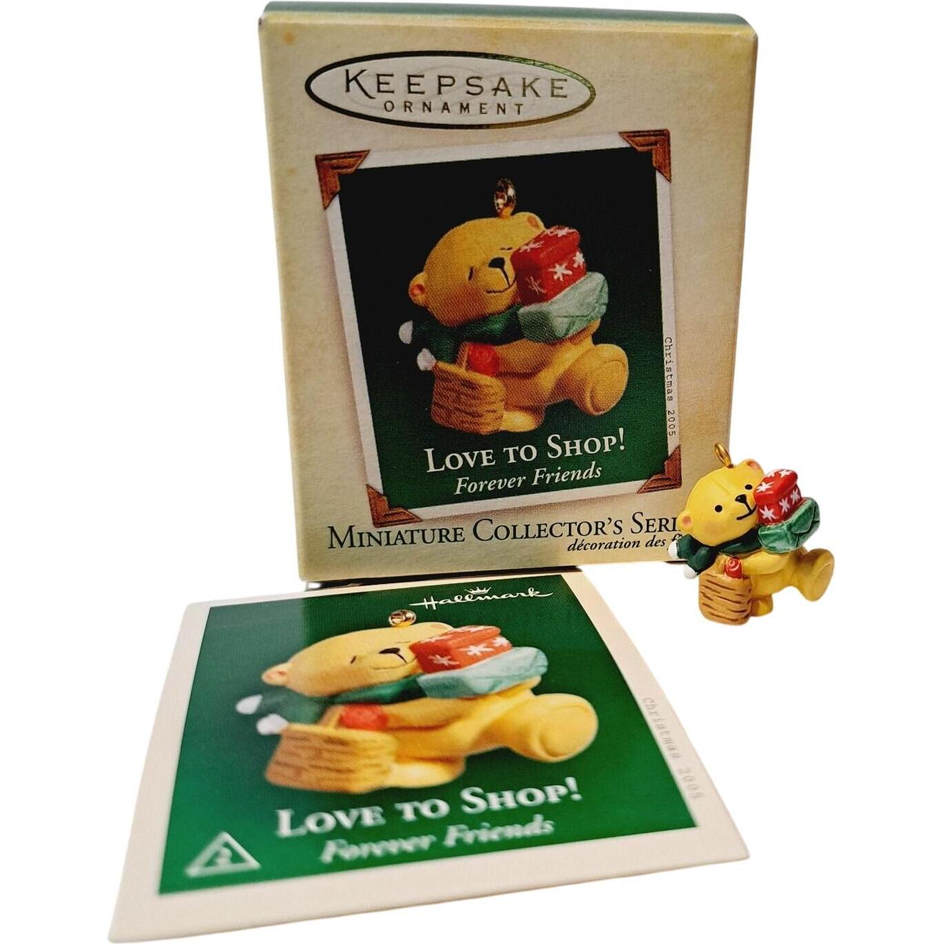 2005 Love To Shop! Hallmark Ornament (Forever Friends) QXM8935
