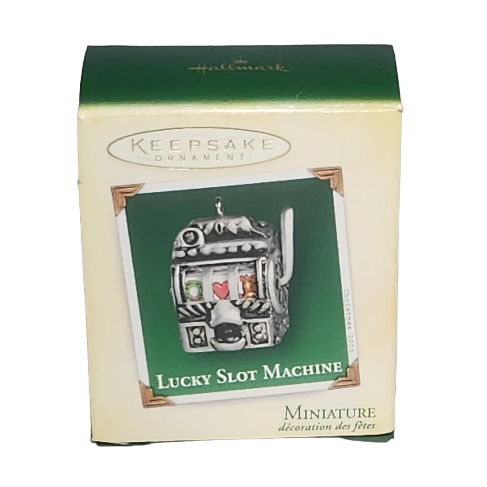 2005 Lucky Slot Machine Hallmark Ornament (Casino) QXM8135